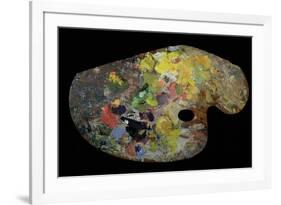 Monet's Palette (Wood)-French-Framed Giclee Print