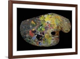 Monet's Palette (Wood)-French-Framed Giclee Print