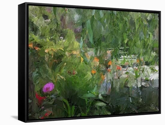 Monet's Pond at Giverny-Sarah Butcher-Framed Stretched Canvas