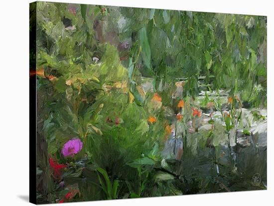 Monet's Pond at Giverny-Sarah Butcher-Stretched Canvas