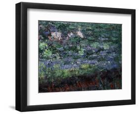 Monet's Signature, from Le Bassin Aux Nymphéas, Harmonie Verte, Waterlily Pool, Harmony in Green-Claude Monet-Framed Giclee Print