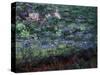Monet's Signature, from Le Bassin Aux Nymphéas, Harmonie Verte, Waterlily Pool, Harmony in Green-Claude Monet-Stretched Canvas