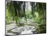 Monet's Tranquil Gardens-Sarah Butcher-Mounted Art Print