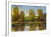 Monet's Water Lily Pond I-Tim O'toole-Framed Art Print