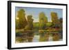 Monet's Water Lily Pond I-Tim O'toole-Framed Art Print