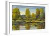 Monet's Water Lily Pond II-Tim O'toole-Framed Art Print