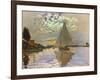 Monet: Sailboat-Claude Monet-Framed Giclee Print