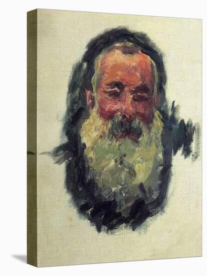 Monet Self Portrait-Claude Monet-Stretched Canvas