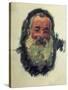 Monet Self Portrait-Claude Monet-Stretched Canvas