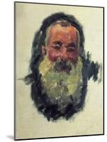 Monet Self Portrait-Claude Monet-Mounted Poster