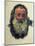 Monet Self Portrait-Claude Monet-Mounted Poster