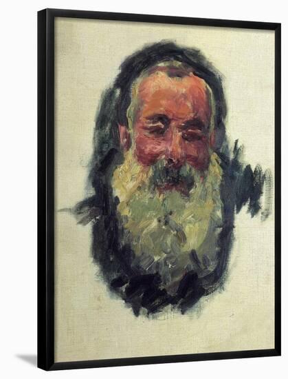 Monet Self Portrait-Claude Monet-Framed Poster