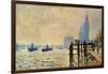 Monet: Thames, 1871-Claude Monet-Framed Giclee Print