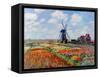 Monet: Tulip Fields, 1886-Claude Monet-Framed Stretched Canvas