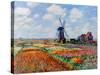 Monet: Tulip Fields, 1886-Claude Monet-Stretched Canvas