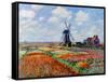 Monet: Tulip Fields, 1886-Claude Monet-Framed Stretched Canvas