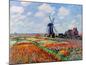 Monet: Tulip Fields, 1886-Claude Monet-Mounted Premium Giclee Print