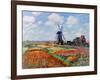 Monet: Tulip Fields, 1886-Claude Monet-Framed Premium Giclee Print