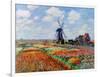 Monet: Tulip Fields, 1886-Claude Monet-Framed Giclee Print