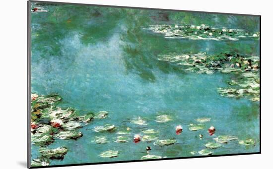 Monet (Water Lilies) Art Print Poster-null-Mounted Poster