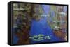 Monet - Water Lilies-Claude Monet-Framed Stretched Canvas