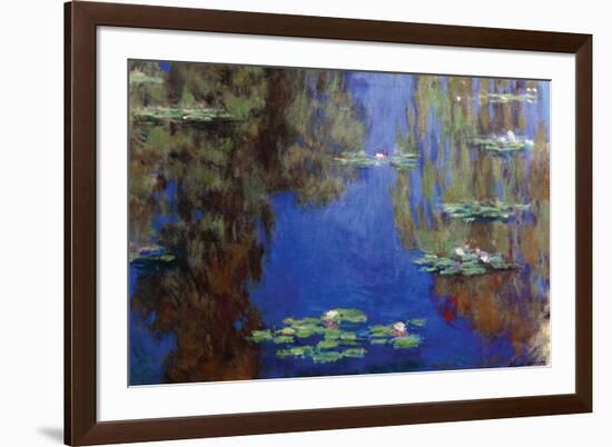 Monet - Water Lilies-Claude Monet-Framed Premium Giclee Print