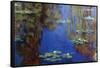 Monet - Water Lilies-Claude Monet-Framed Stretched Canvas