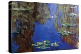 Monet - Water Lilies-Claude Monet-Stretched Canvas