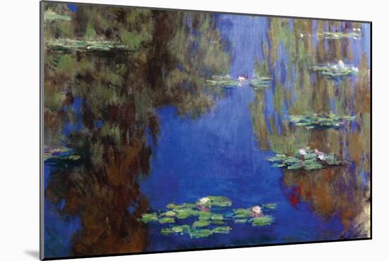 Monet - Water Lilies-Claude Monet-Mounted Art Print