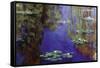 Monet - Water Lilies-Claude Monet-Framed Stretched Canvas