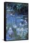 Monet: Waterlilies-Claude Monet-Framed Stretched Canvas