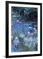 Monet: Waterlilies-Claude Monet-Framed Giclee Print