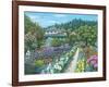 Monets Garden Giverny-Richard Harpum-Framed Art Print