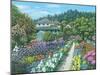 Monets Garden Giverny-Richard Harpum-Mounted Art Print
