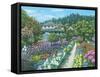 Monets Garden Giverny-Richard Harpum-Framed Stretched Canvas