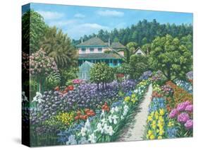 Monets Garden Giverny-Richard Harpum-Stretched Canvas