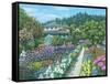 Monets Garden Giverny-Richard Harpum-Framed Stretched Canvas