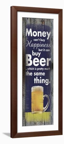 Money Beer Tall-Lauren Gibbons-Framed Art Print