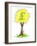 'Money bush' - illustration-Neale Osborne-Framed Giclee Print