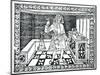 Money Changer, Illustration from 'Libro Di Givocho Di Scacchi' by Jacobus De Cessolis, 1493-Italian School-Mounted Giclee Print