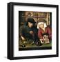 Money Changer with Wife-Quentin Metsys-Framed Giclee Print