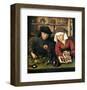 Money Changer with Wife-Quentin Metsys-Framed Giclee Print