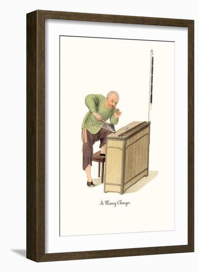 Money-Changer-George Henry Malon-Framed Art Print