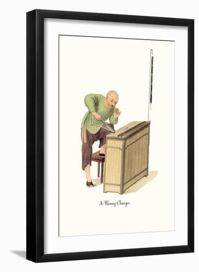 Money-Changer-George Henry Malon-Framed Art Print