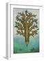 Money doesn't grow on trees, 2020 (w/c paint, coloured pencil and graphite)-Wayne Anderson-Framed Giclee Print