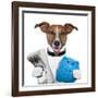 Money Dog-Javier Brosch-Framed Photographic Print