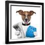 Money Dog-Javier Brosch-Framed Photographic Print