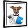 Money Dog-Javier Brosch-Framed Photographic Print