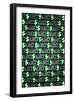 Money money money-O.M.-Framed Giclee Print