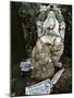 Money Offering and Statues in the Garden of Buddhapadipa Temple, Wimbledon, London, England, Uk-null-Mounted Photographic Print